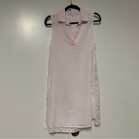 Bella Dahl Sleeveless A-line Light Pink Collar Dress Size Small - Picture 4 of 10